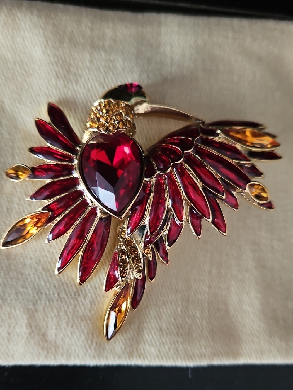 Graziano "Bird Of Paradise" Vintage Brooch. - Picture 5 of 11